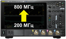 Изображение RIGOL DHO4000-BWU2T8 Опция расширения полосы пропускания с 200 МГц до 800 МГц